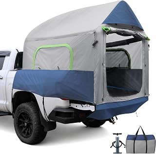 Truck Bed Tent for Camping Inflatable Pickup Truck Tent with Pump 5.5ft–8ft