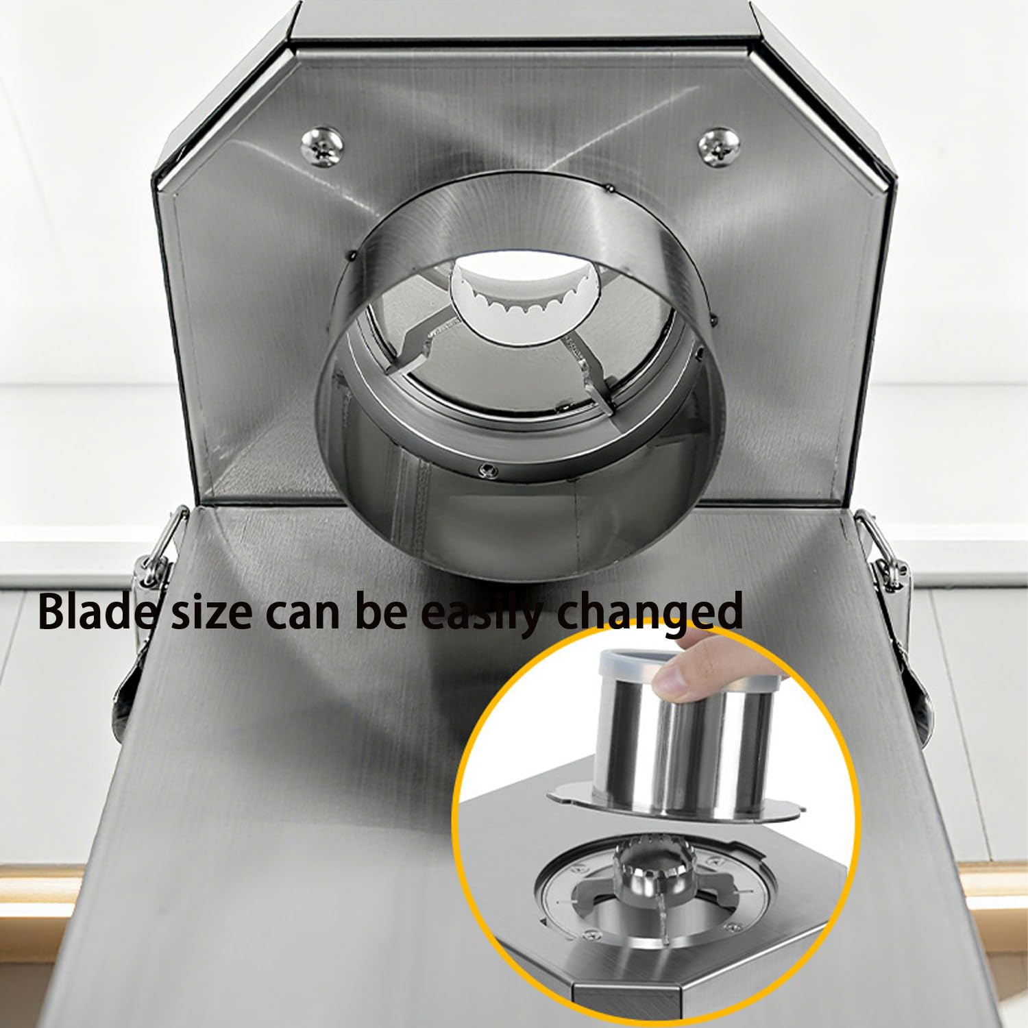 éGreneuse à MaïS éLectrique, 40 W, en Acier Inoxydable, avec EntréE d'alimentation Amovible De 6,5 Cm Et Conception DéMontable pour Un Nettoyage Facile. Convient Au MaïS Frais Et Cuit