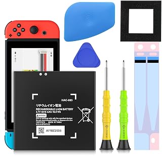 HAC-003 Switch Battery, 4310mAh High Capacity Lithium Polymer Replacement Battery Compatible with Switch Console, with Installation Tool kit - Amazon product rated Grade B