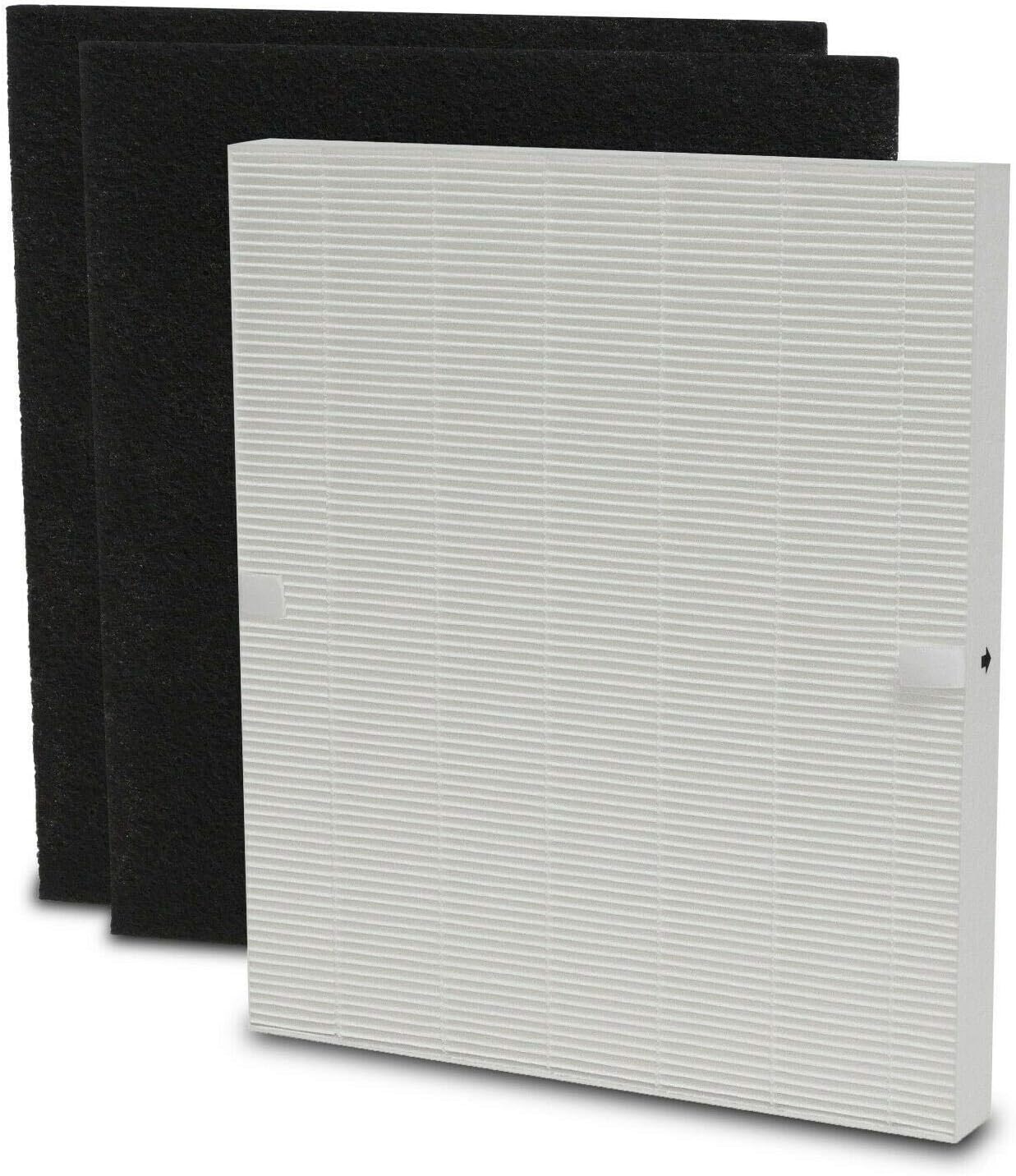 NATURAL-BREEZE Replacement HEPA Filter and carbon activated filter comparable to AP-1512HH, compatible with AP-1512HH Mighty Air Purifier
