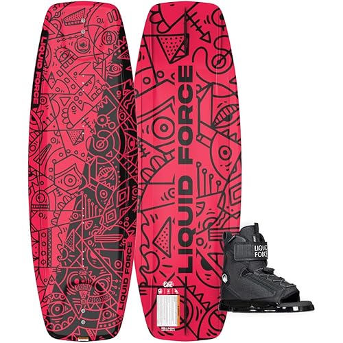 Liquid Force Origin Fs 120 Wakeboard w/ Rant 12T-5Y Jr. Bindings