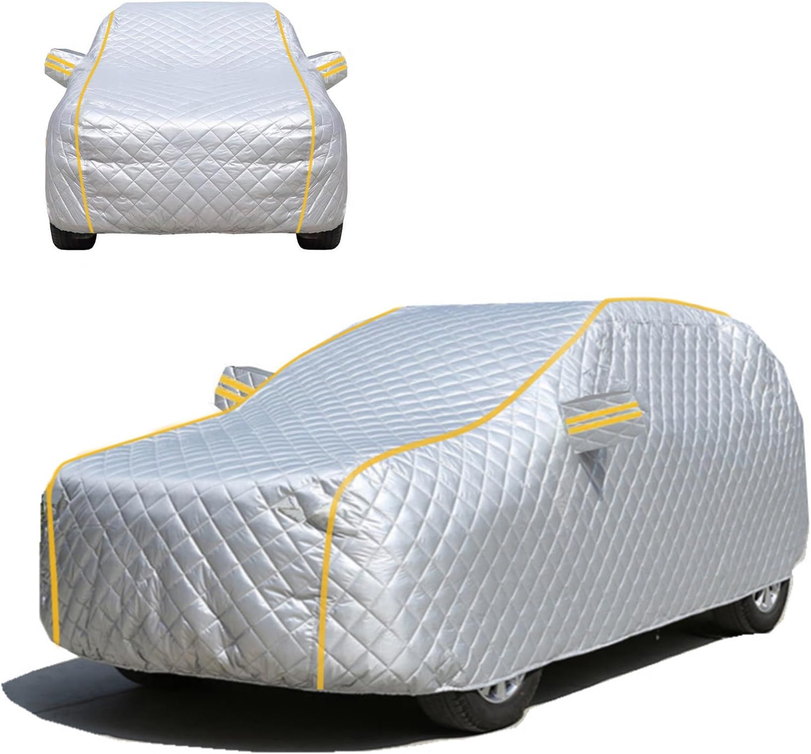 Hail Protector Car Cover Fits for Ford Edge ST-Line 2023-2025,Professional Thickened Custom Car Cover with Reflective Strips