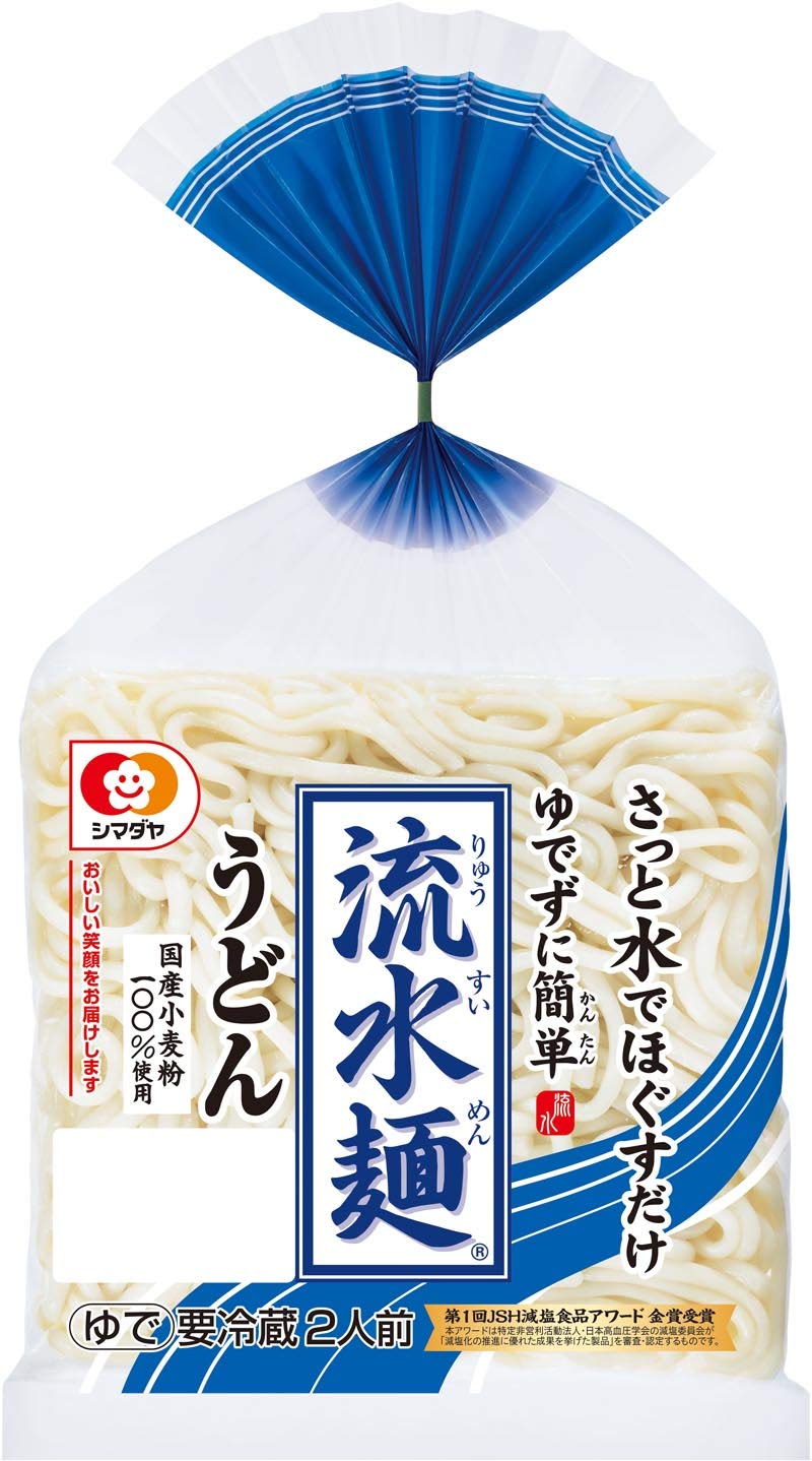 Amazon.co.jp: [冷蔵] シマダヤ 「流水麺」うどん 2人前 : Food
