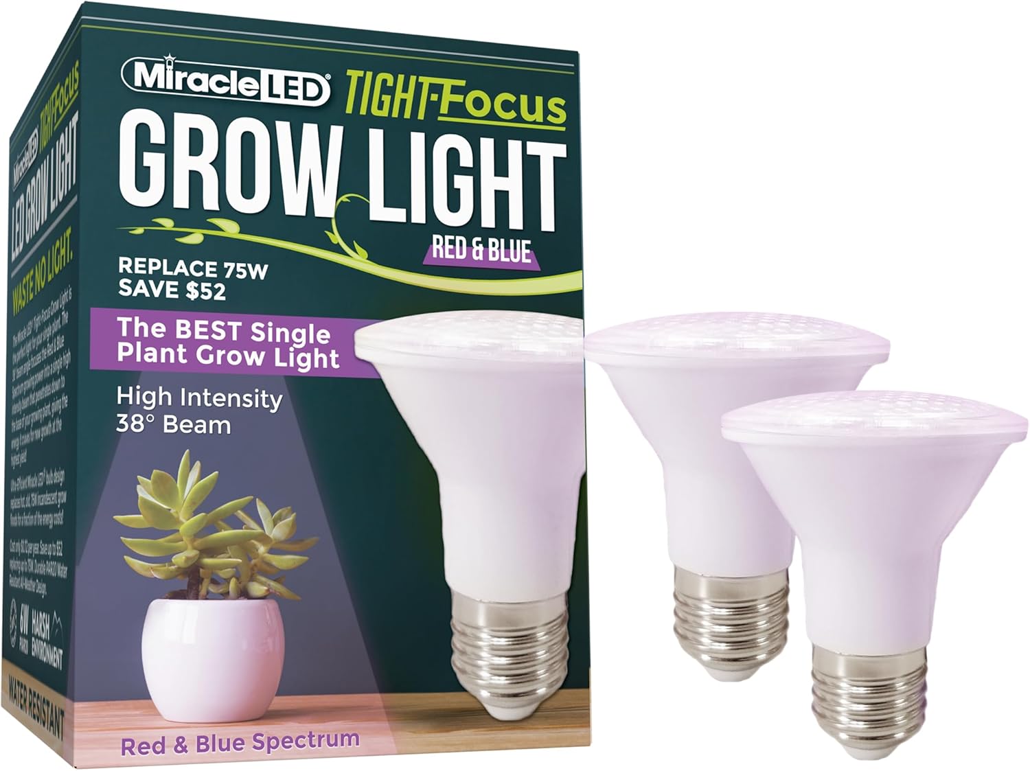 Miracle LED Tight Focus LED Red & Blue Spectrum Daylight