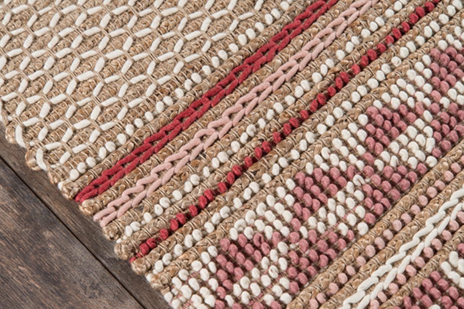 Momeni Esme Area Rug, 2'3" X 7'6" Runner, Pink