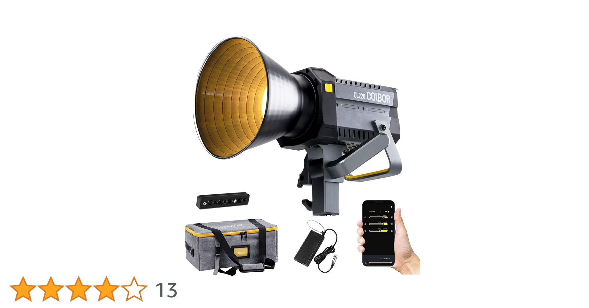 【新品】撮影用LEDライト COLBOR CL220 250W ① Amazon.com : Video Light, COLBOR CL220R RGB 250W Max