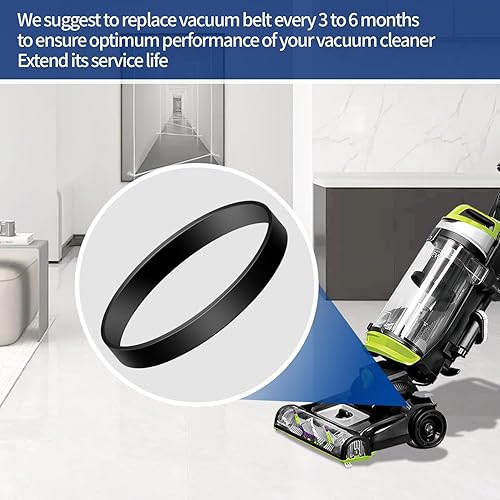 Miniatura 8 de Paquete de 4 correas de vacío para Bissell Style 7910 pn 3031120#2031093#32074#3031123 PowerForce Helix Powerlifter CleanView Swivel Rewind