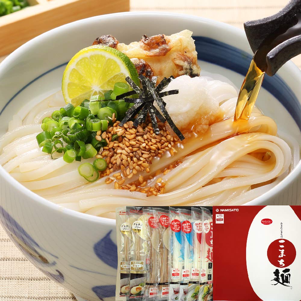 Amazon お米の麺 こまち麺ギフト グルテンフリー ラーメン うどん 素麺 玄米 麺類 波里 レトルト 料理の素 通販