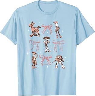 Disney Pixar Toy Story 5 Pink Coquette Bows T-Shirt