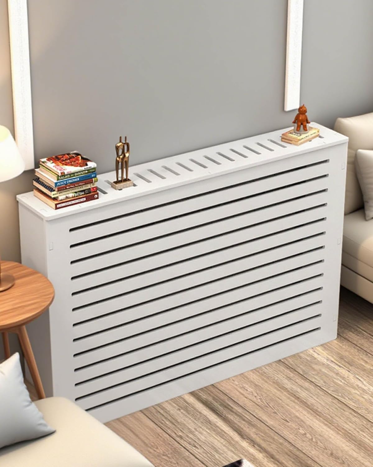 Amazon.com : Aigoss White Heat Radiator Cover Shelf Steam Radiator ...
