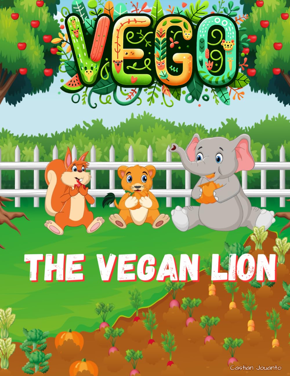 Vego - The Vegan Lion: A special children's book about courage, inner strength, and self-confidence and how being different makes you special. Paperback – Large Print, 21 Oct. 2023