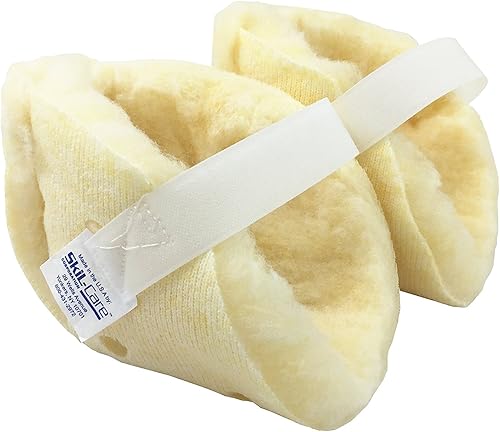 Skil-Care Par de protectores de talĂłn de triple capa coloca 3 capas de oveja Syn a presiĂłn 1 par Skil-Care Par de protectores de talĂłn de triple capa coloca 3 capas de oveja Syn a presiĂłn 1 par