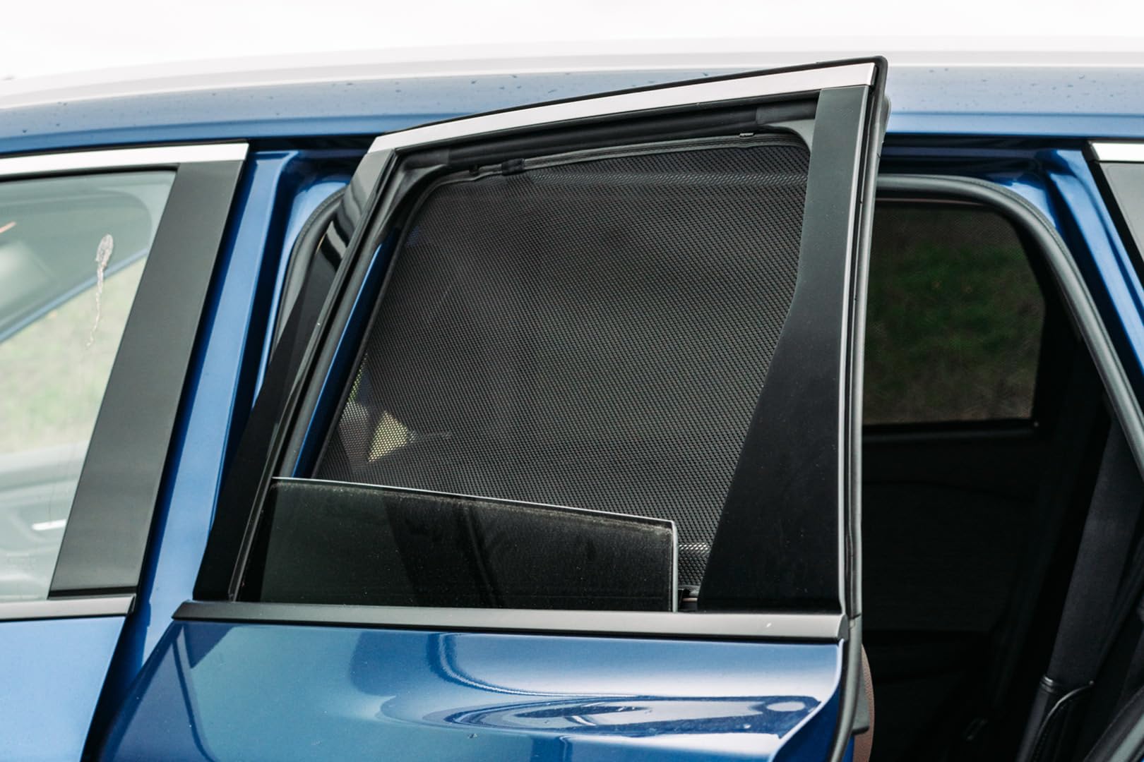 Satz Car Shades kompatibel mit Nissan X-Trail (T33) 5 türer 2022- (6-teilig) Passgenaue Sonnenschutzblenden