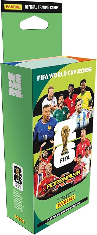 Panini Coupe du Monde DE LA FIFA 2026 Trading Cards Game Blister 3 Pochettes + 2 Cartes édition limitée