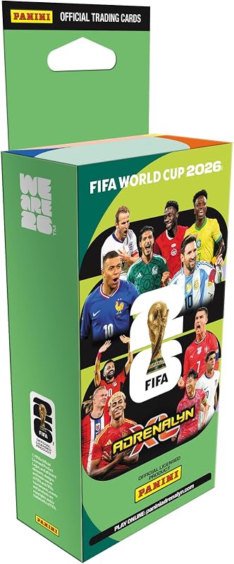 Panini Coupe du Monde DE LA FIFA 2026 Trading Cards Game Blister 3 Pochettes + 2 Cartes édition limitée