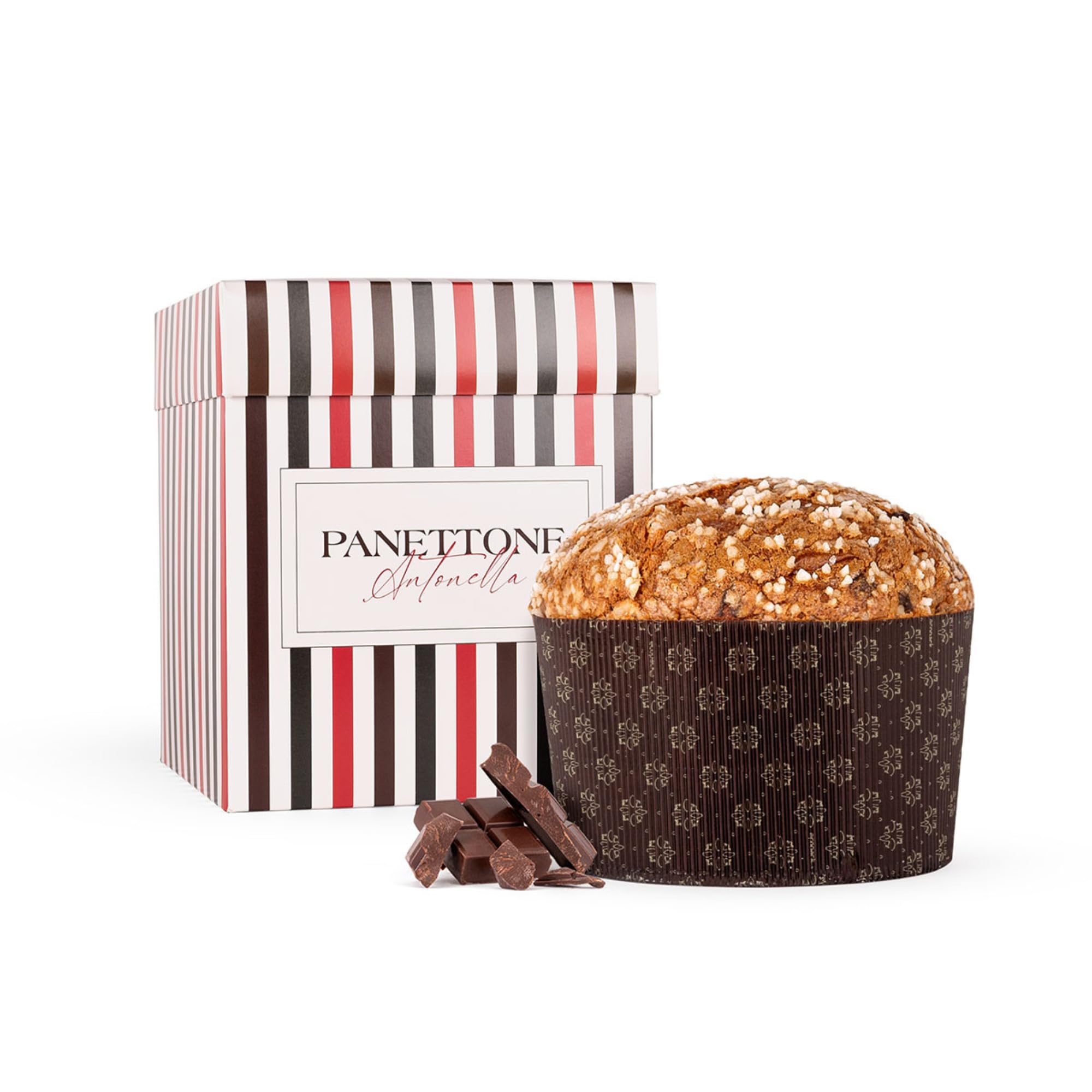 ENOVINOS Cesta Gourmet Regalo Navidad Empresas, Familia y Amigos - Caja con Vino Vino Blanco Protos Verdejo, Tarima Mediterraneo y Panettone Antonella Chocolate