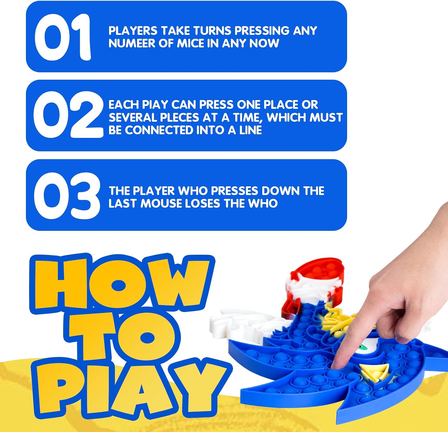 Sonic Pop Fidget Toy 2 Pack Silicone Stress Reliever, Large Size 10", 14" Perfect for Kid Adults Friend Puzzle Game, Birthday Party Favors, School Rewards, Festival Gift