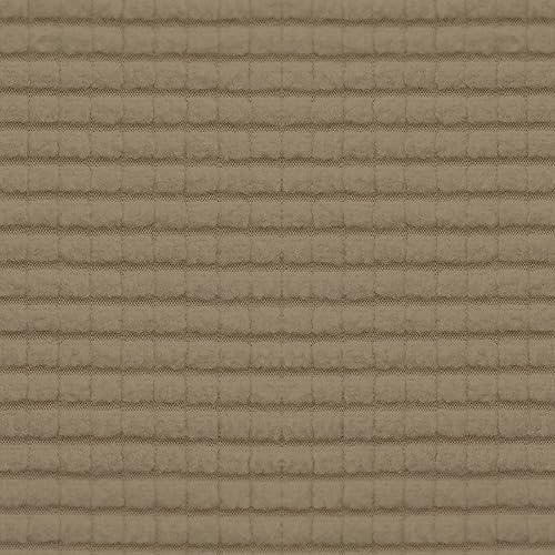 Vista 125 de Easy-Going - Funda elástica para taburete otomano, funda protectora para muebles, funda rectangular con parte inferior elástica Beige