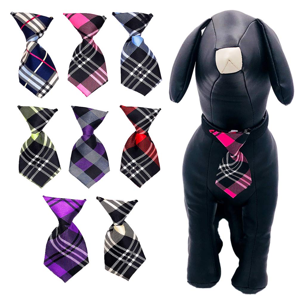 Small Dogs Collar Charms Neckties Medium Dog Cats Puppies Kitten Slide on Collars Attachment Accessories Neck Ties Party Holiday Costumes