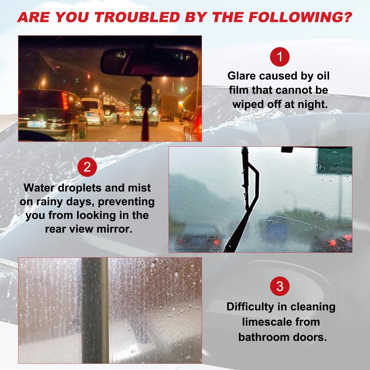 Automotive Oil Film Cleaning Brush for Car Windows, 2026 New Car Glass Oil Film Cleaner for Car Windshield, Clear Vision Glass Cleaner with Extra Cleaner, Anti-Rain Fog Glass Brush - Image 8