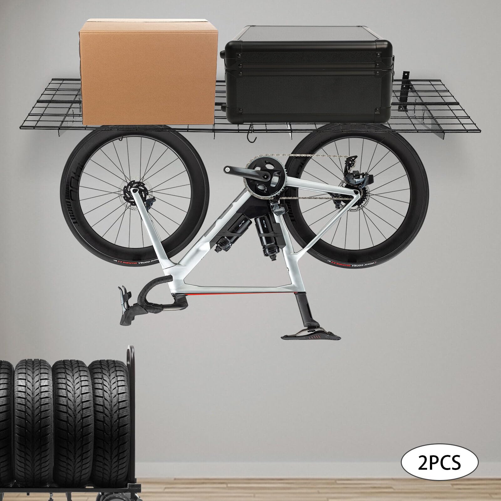 TBVECHI Garage Shelving, 2PCS 72