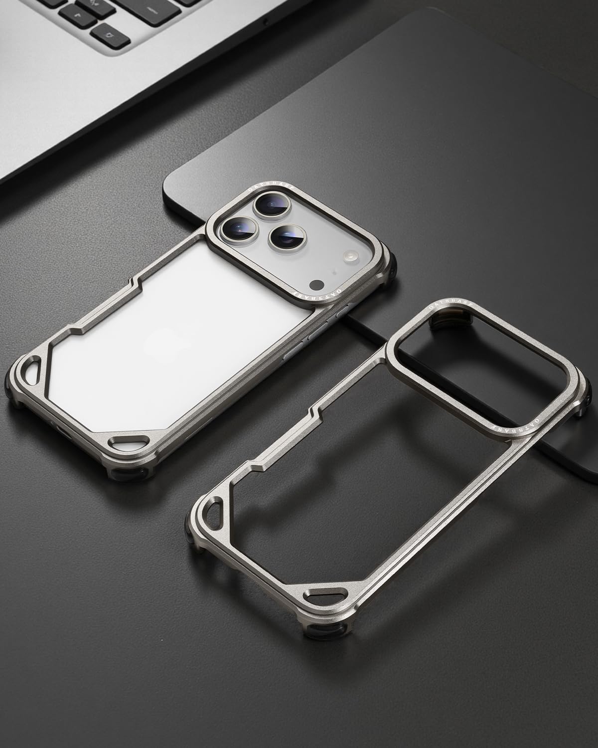 Amazon.com: OATSBASF for iPhone 17 Pro Max Bumper Case, No Back