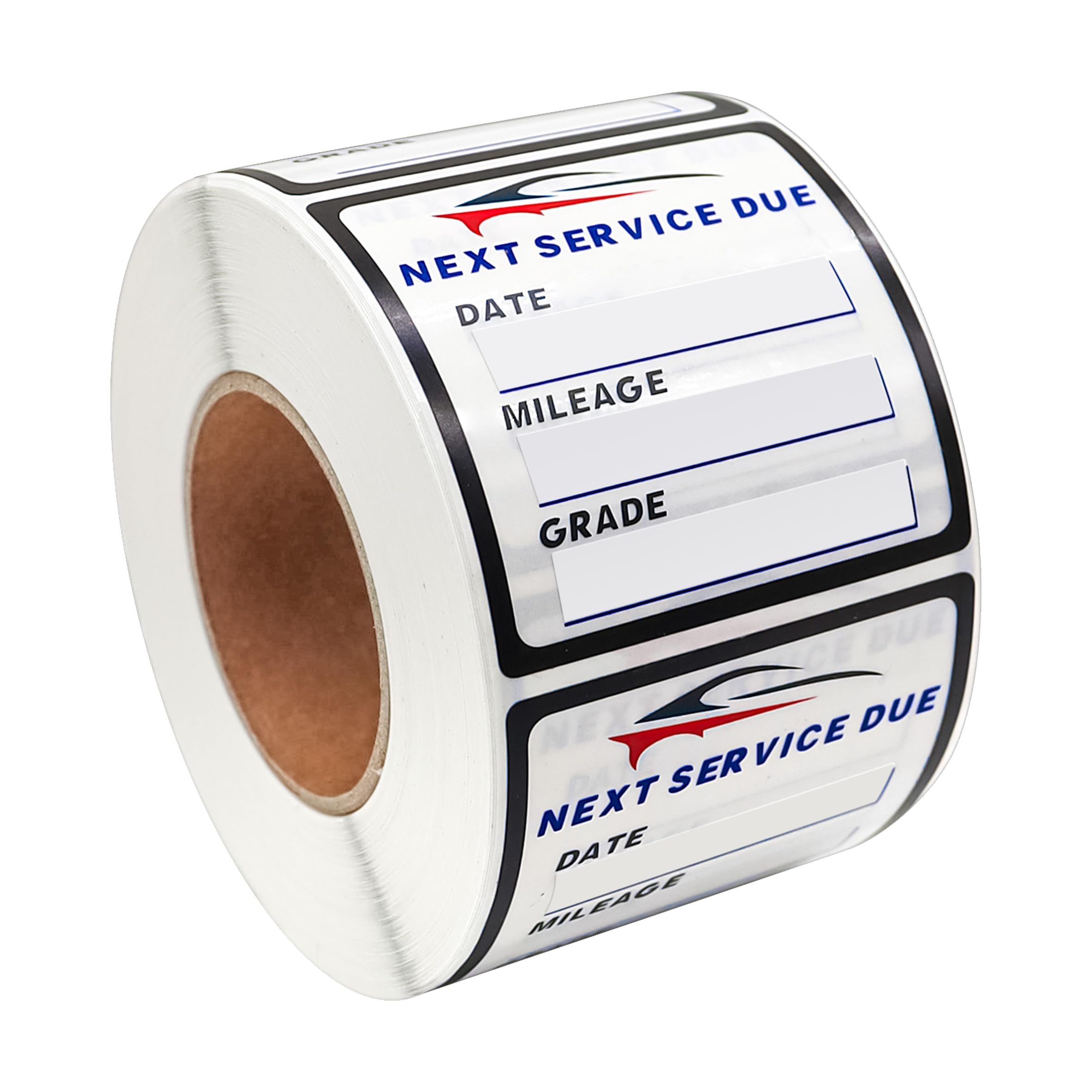 YHNTGB 600 Pieces Oil Change Stickers Next Service Due Reminder Labels Self Adhesive Easy Peel with No Residue Premium Clear Stock Windshield Tags 2 x
