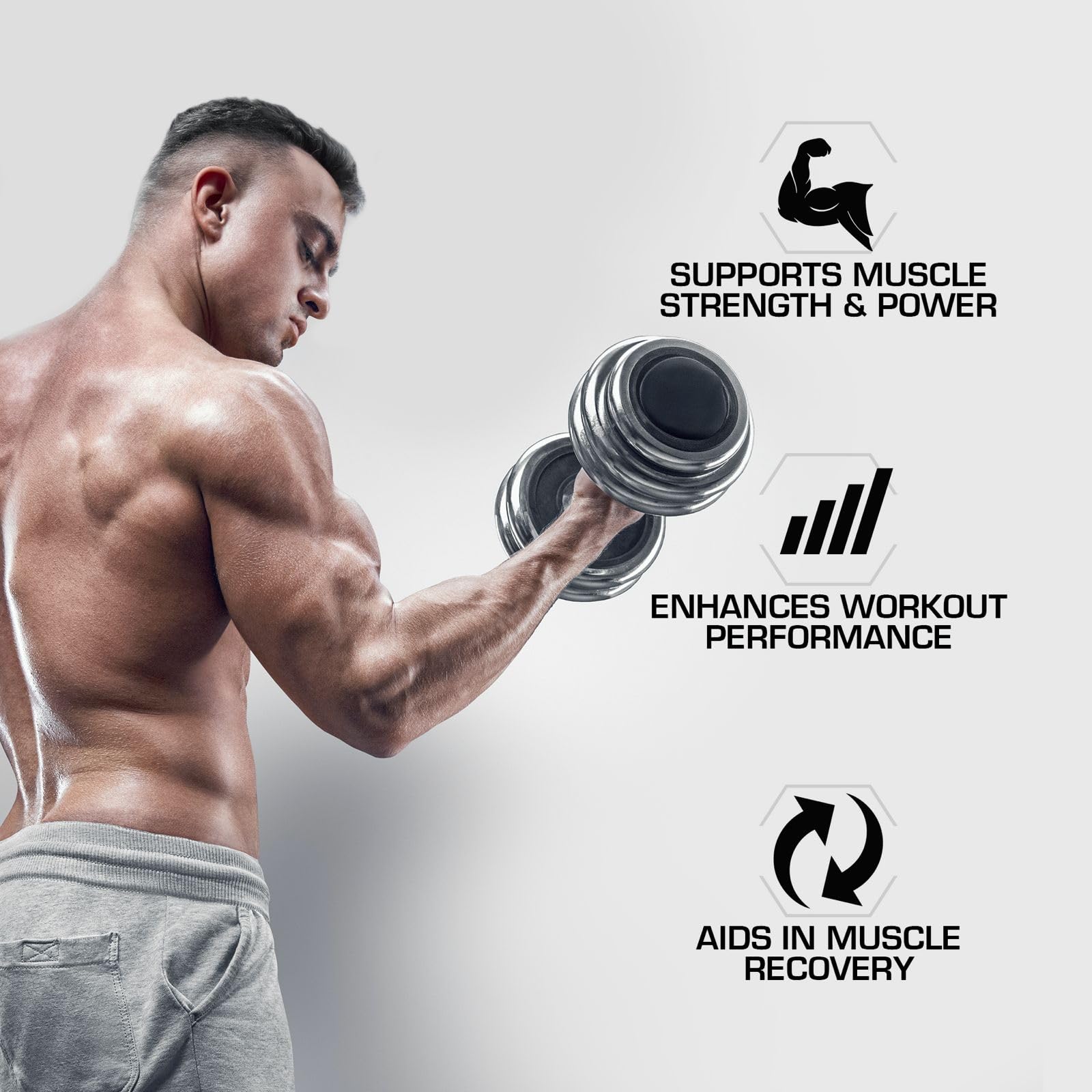 MRI Creatine Monohydrate Powder 5g, Muscle & Strength (1000g, Unflavored) — Amazon image 3