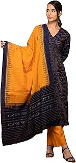 NUAPATANAPATA Odisha Sambalpuri Handloom Woman's Pure Cotton Handloom Dress Material With Dupatta Bottom Wear 3 Pic Set 1220 Price In India