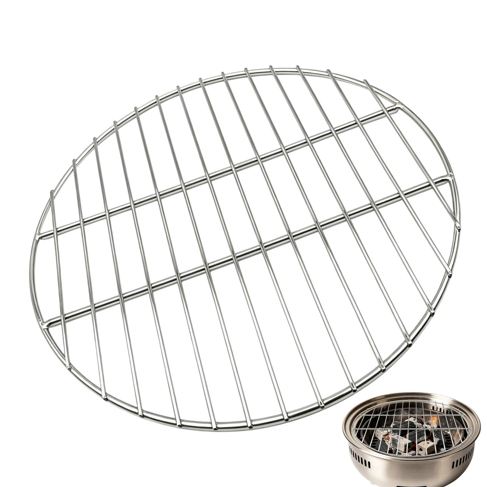 Barbecue au charbon de bois : grille en acier inoxydable pour camping et jardin