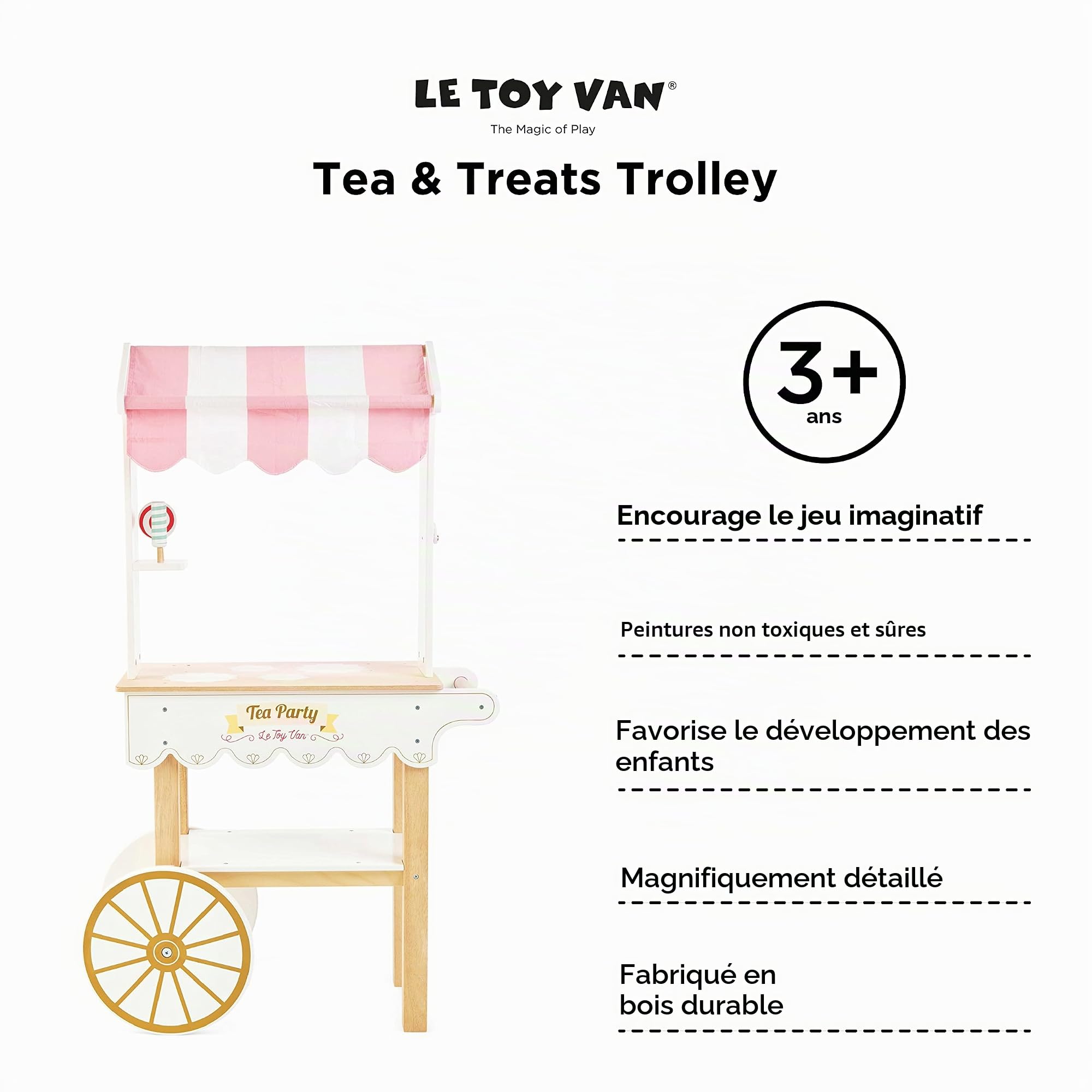 Le Toy Van TV324 Tea & Treats Trolley