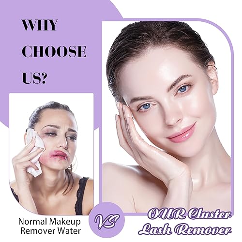 Miniatura 6 de Removedor de pestañas para racimo de pestañas, removedor de pestañas en racimo, 3.5 onzas líquidas, removedor de pegamento de pestañas en racimo,