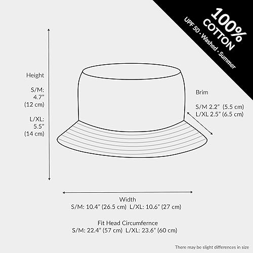Miniatura 6 de The Hat Depot - Sombrero unisex 100 algodón 300N fácil de guardar para viajar playa y verano