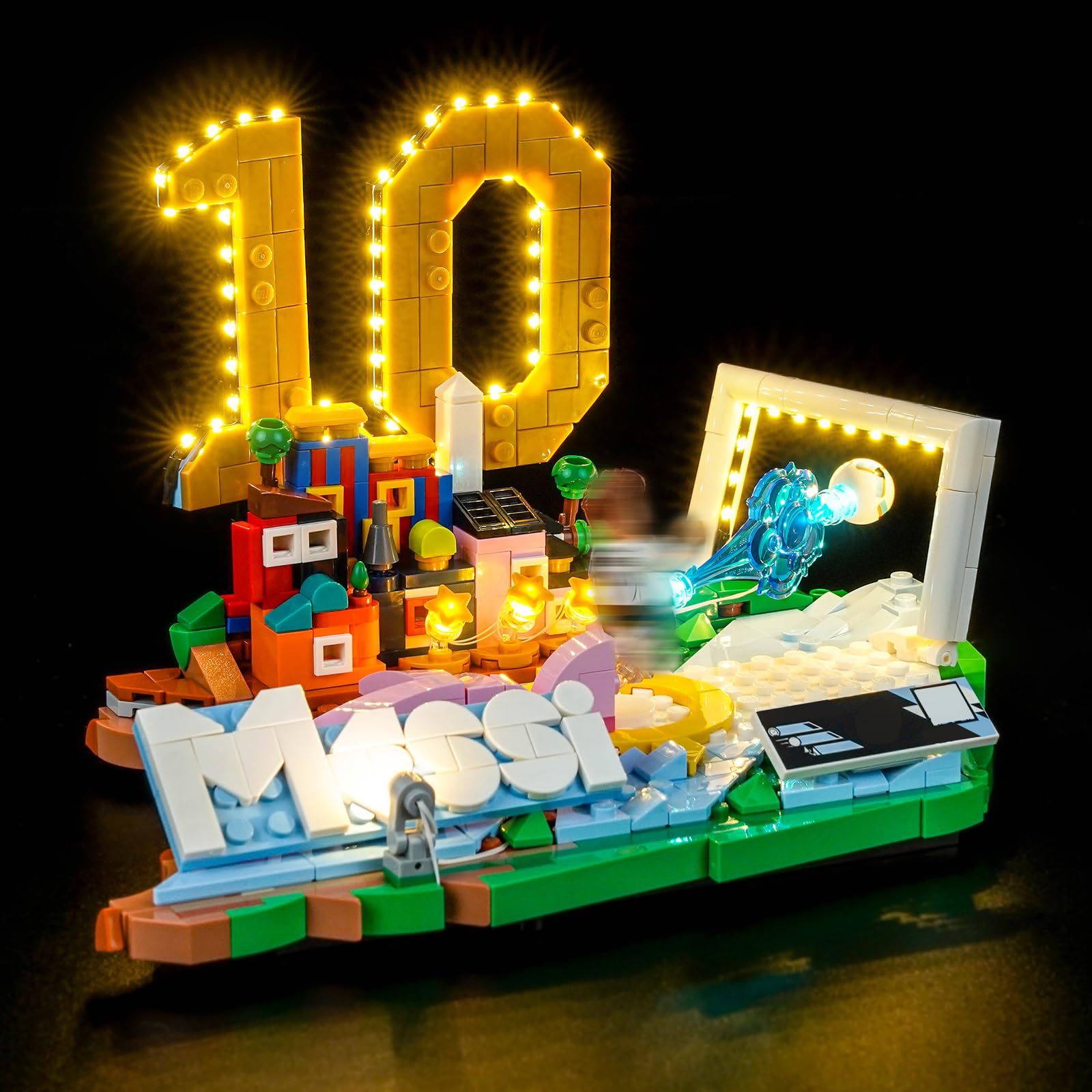 Light Kit Compatible with Lego 43011 Lionel Messi-Soccer Highlights (No Model), Decoration Lighting Set Compatible with Lego Lionel Messi-Soccer Highlights Blocks Model