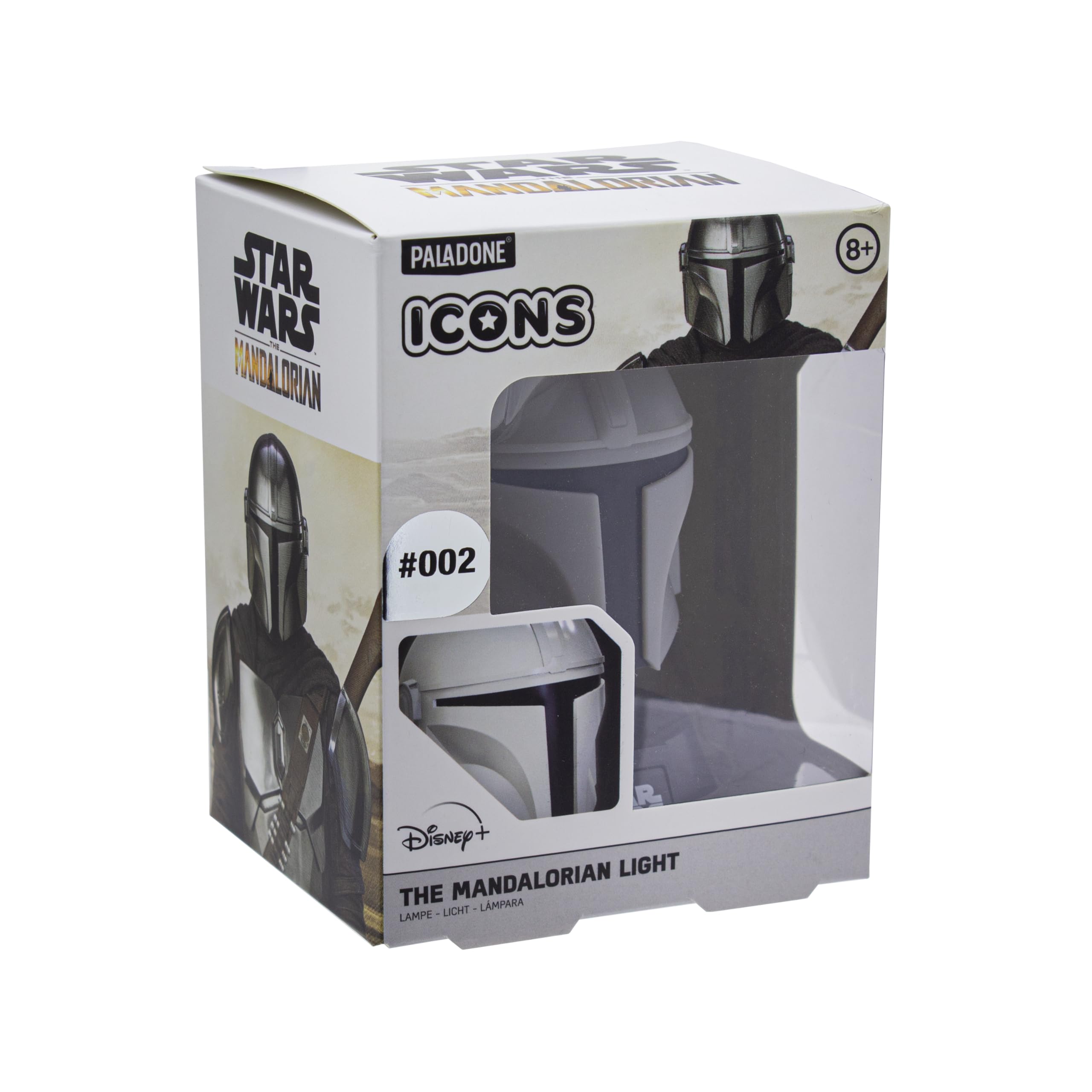 Paladone Star Wars - Lámpara de mandaloriano Icon 3D
