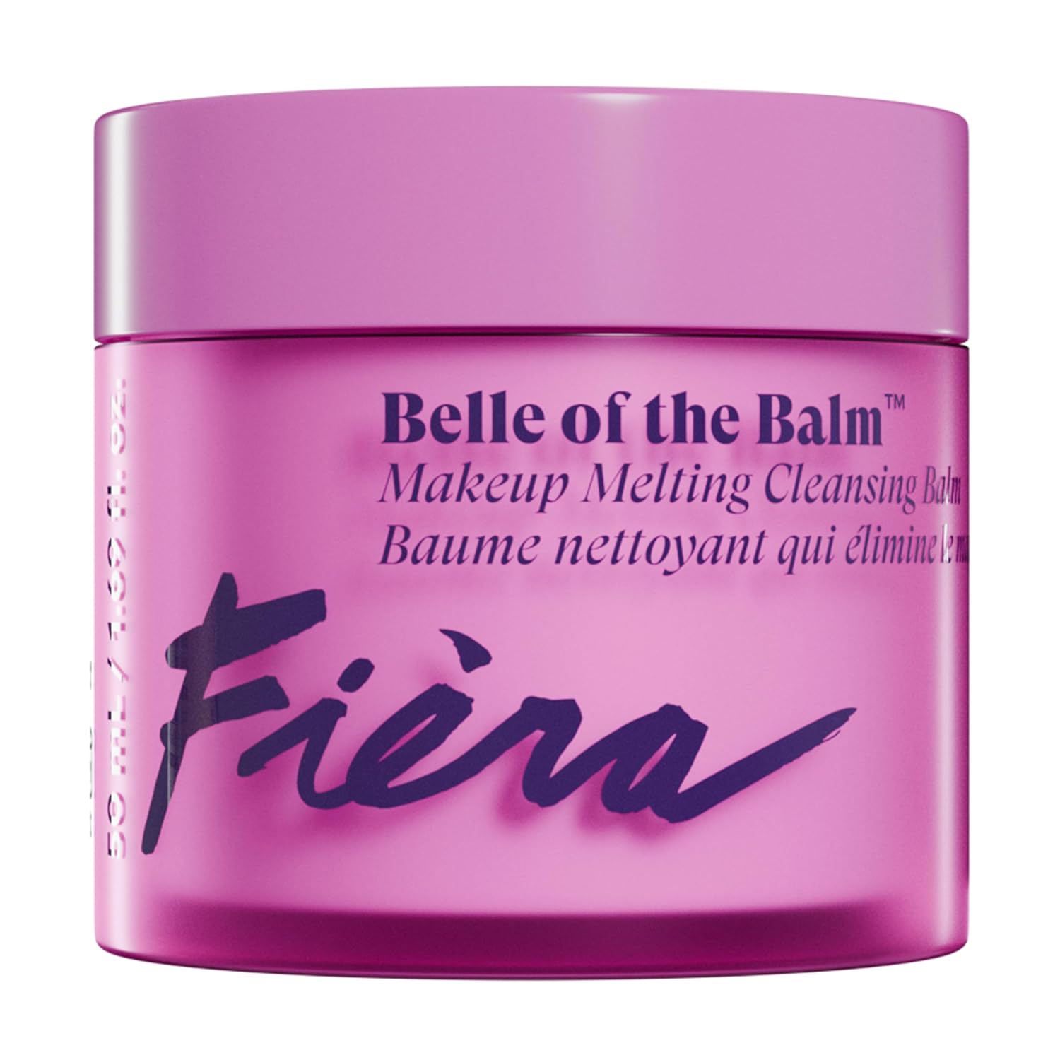 FIÈRA Belle of the Balm™ Makeup Melting Cleansing Balm – Makeup Remover for Face, SPF & Waterproof – Oil Facial Cleanser for Mature, Dry & Sensitive Skin with Shea Butter, Rosehip & Vitamin E – 50ml