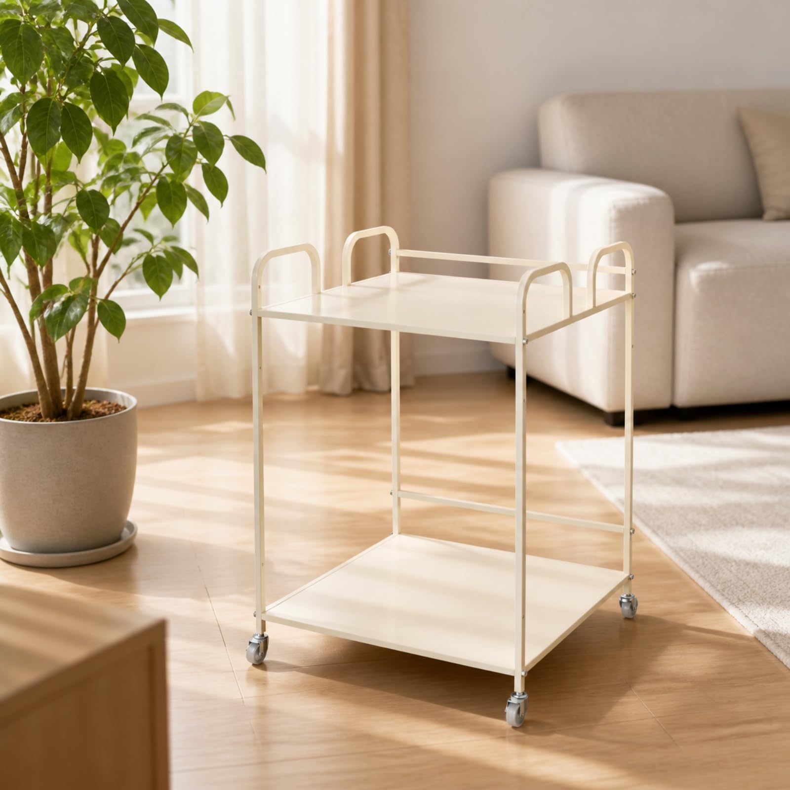 Sharplace Aus käfig-Untergestell | praktische Ablagen, rollbar, Regal, für Balkon, Besitzer