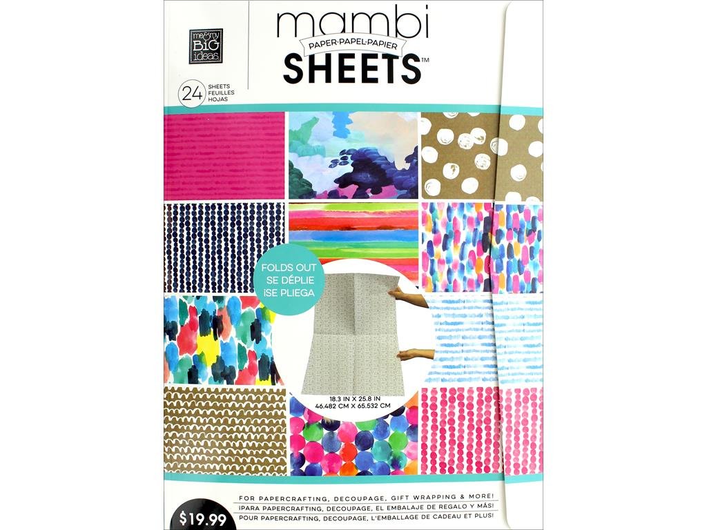 me & my BIG ideasMAMBI Sheets Paper Pad 18.3x25.8 Vert Paint/Town PaperPad18.3x25.8Ver PaintTown