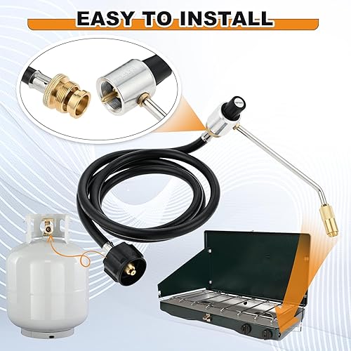 Miniatura 4 de Lemfema Regulador de gas propano 5430 Reemplazo del regulador de presión de la estufa para estufas de propano Coleman, accesorios de regulador de