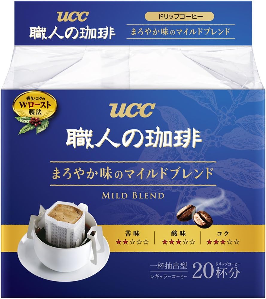 Mild blend 20P of coffee drip mellow taste of UCC craftsman