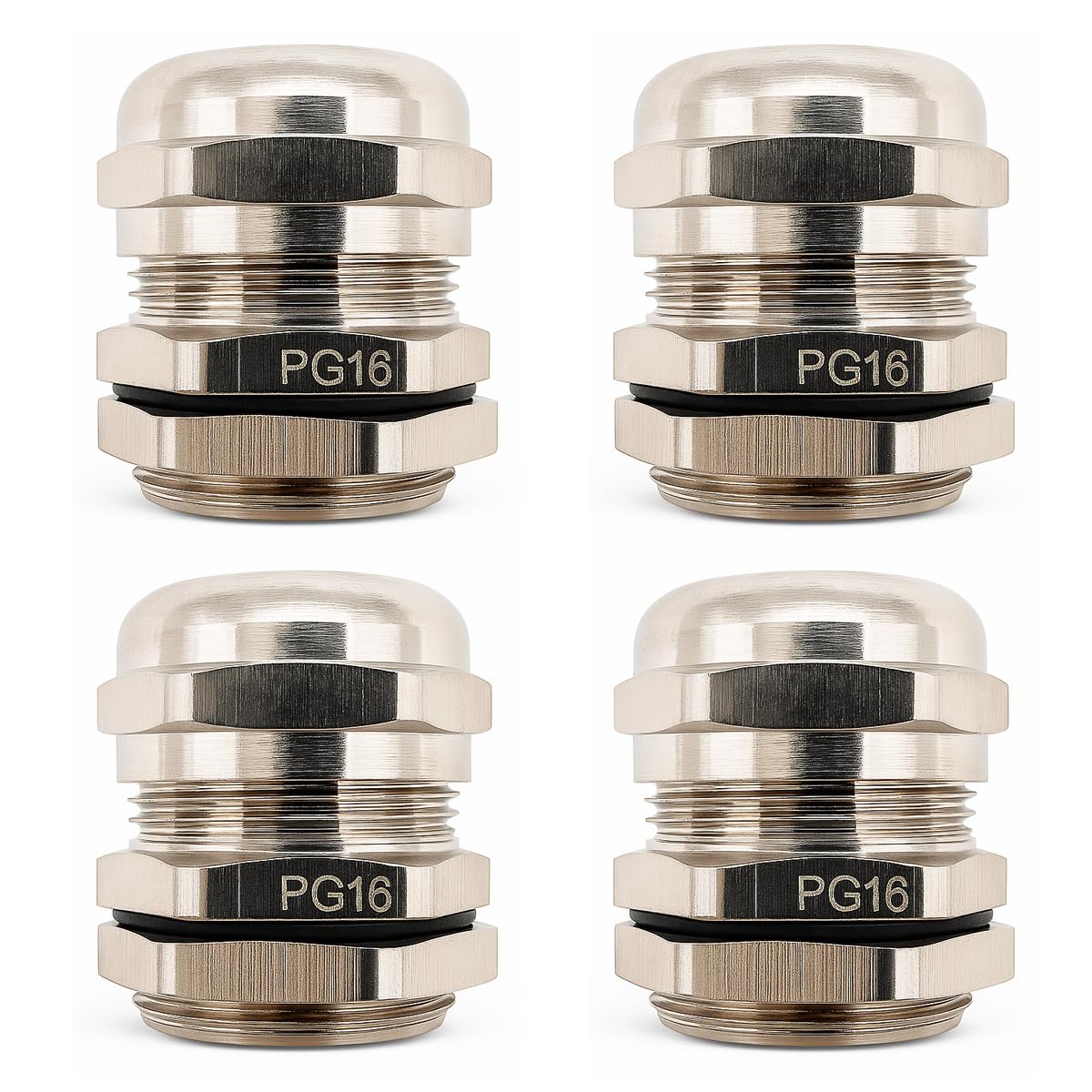 Gebildet Metal PG16 Cable Gland, Plastic Waterproof Adjustable 8.5-14mm IP68 Cable Gland Joint with Rubber Gaskets, M22*1.5 Wire Connector, Wire Protector โ image 1