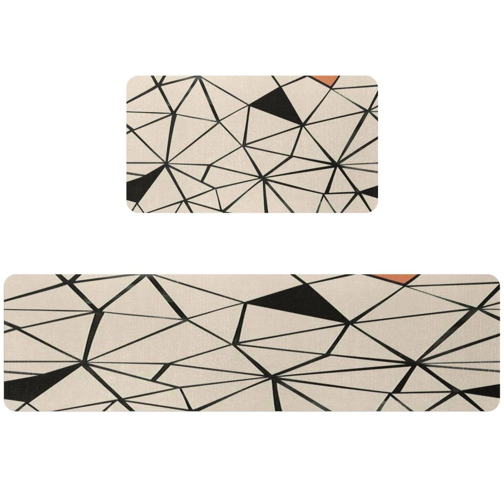Alfombrillas de cocina geométricas VAPOKF lavables y antideslizantes