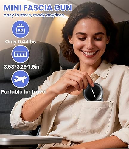 Miniatura 3 de Mini Masajeador Facial Pistola Masajeadora - Negro