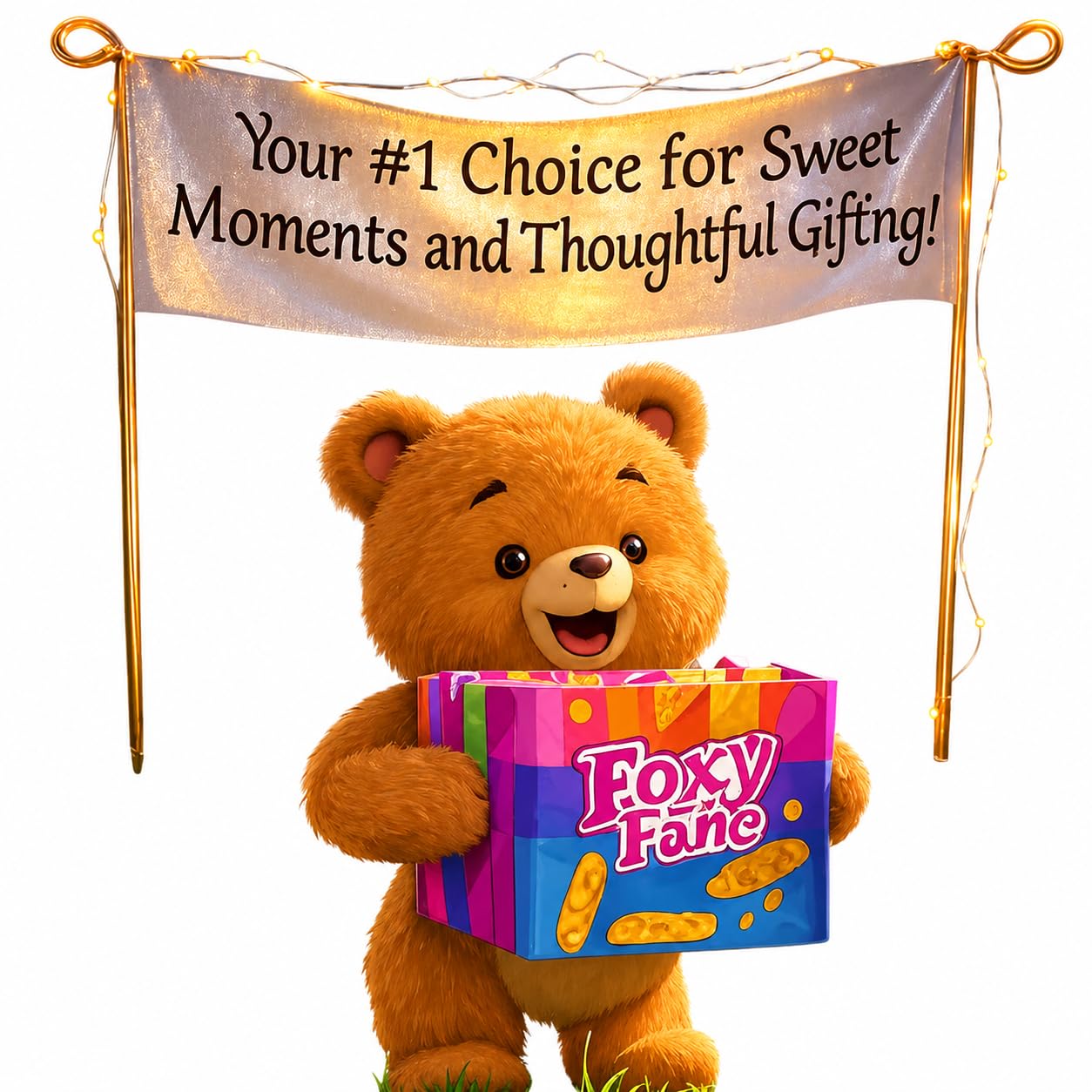 Foxy Fane 60-Count Healthy Snack Box Care Package, Variety Pack of 60 Individually Wrapped Sweet and Savory Snacks, Assorted Gift Basket for Office, College, School, Kids, Family and Friends