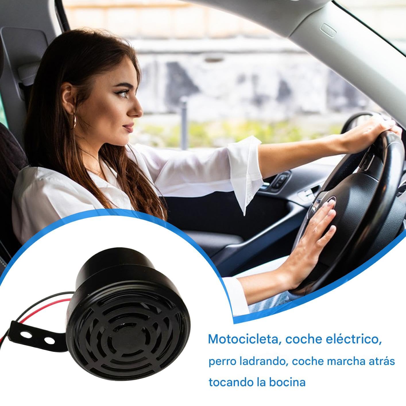 Tromba per auto con suono di cane che abbaia | corno di allarme con suoni di animali e abbaiare di cane per auto - 4 livelli di regolazione del volume Modifiche automobilistiche per auto