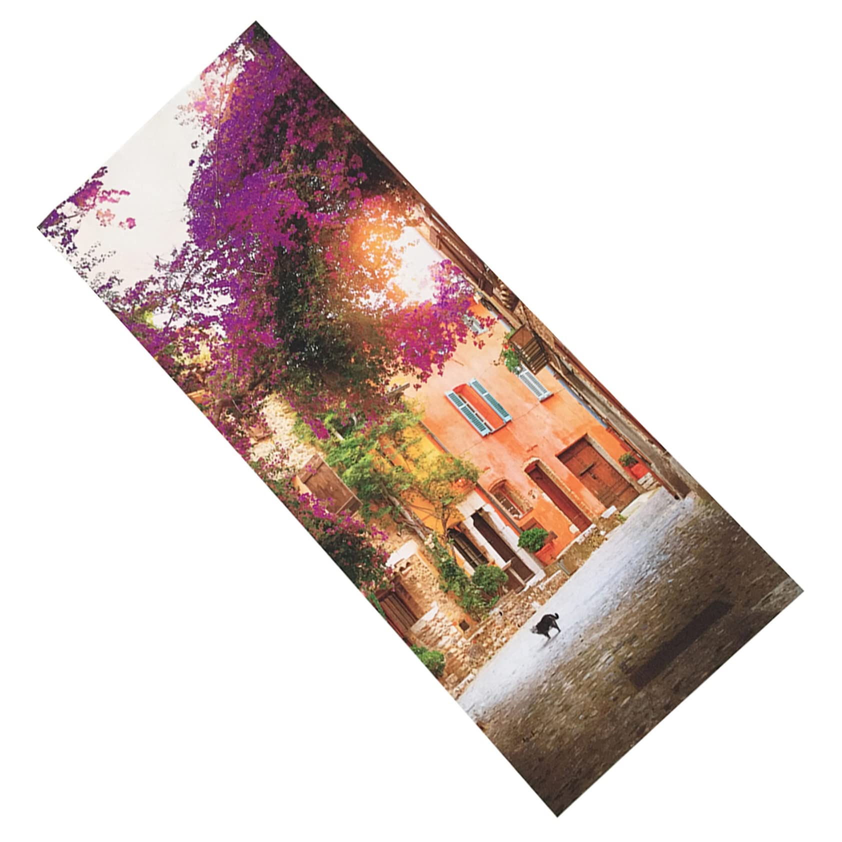Autocollant mural 3d rénovation de porte usée 77 x 200 cm décor de jardin salon