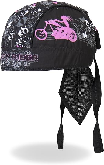 Hot Leathers HWH1022 Lady Rider Stud Headwrap - Adjustable