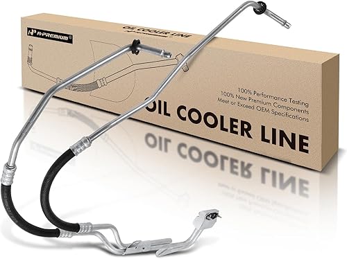 A-Premium Conjunto de manguera de refrigeración de aceite de motor de entrada y salida compatible con Chevrolet Silverado 2500 HD 3500 Suburban 2500