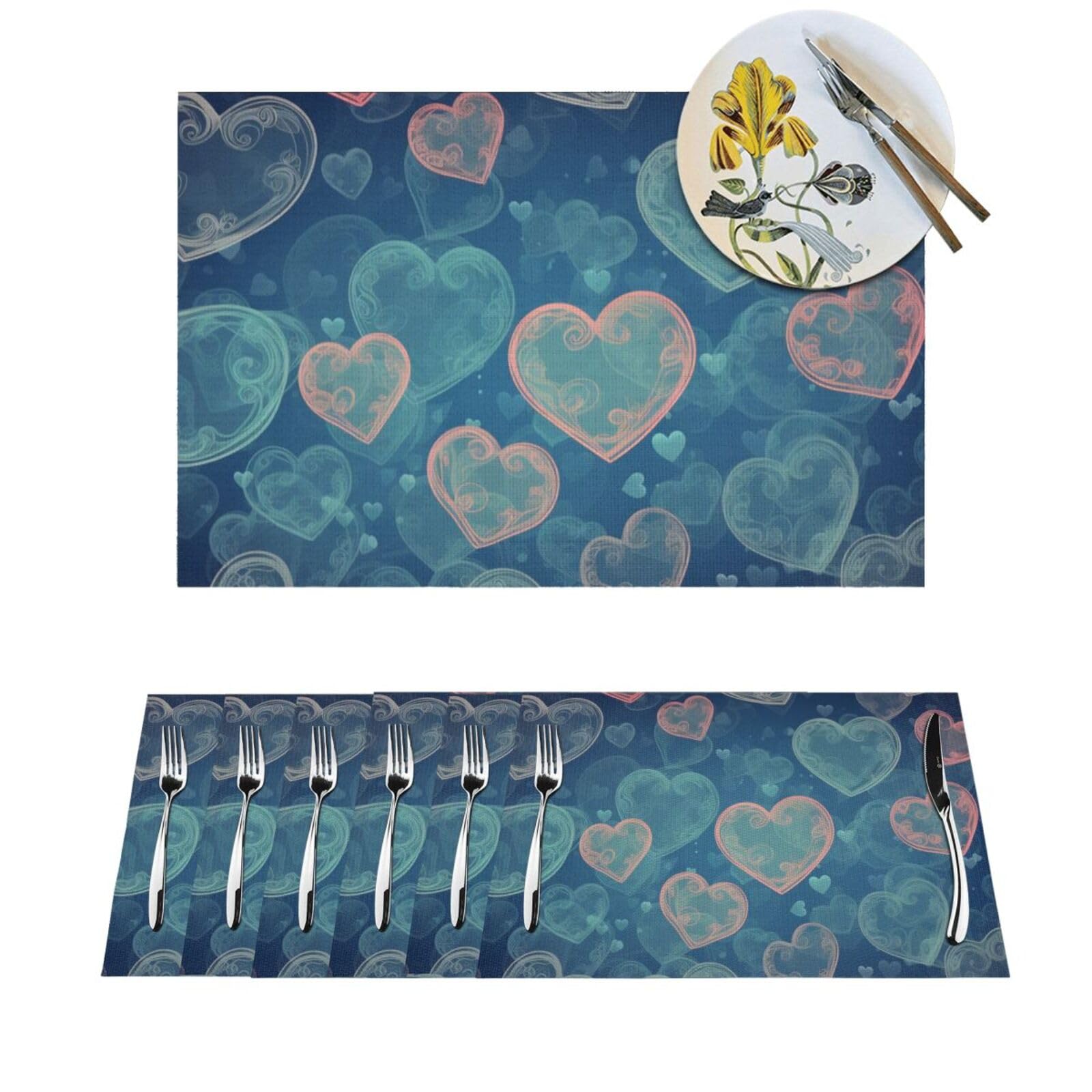 Sets de table antidérapants lot de 6 pour protéger votre table de cuisine des plats