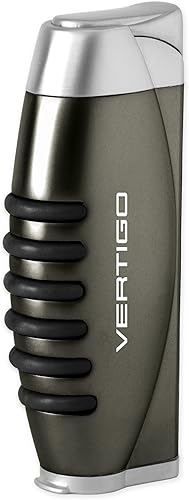 Vertigo Blitz - Encendedor de antorcha individual con punzón plegable (Gunmetal)